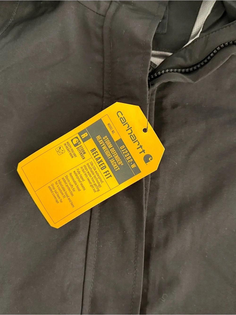 Carhartt Women’s Black Storm Defender Heavyweight Jacket NWT - Picture 4 of 7